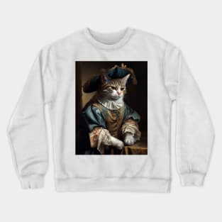 Victorian Cat Portrait 3 Crewneck Sweatshirt